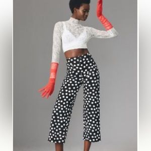 NTW THE COLETTE CROPPED WIDE-LEG PONTE PANTS BY MAEVE